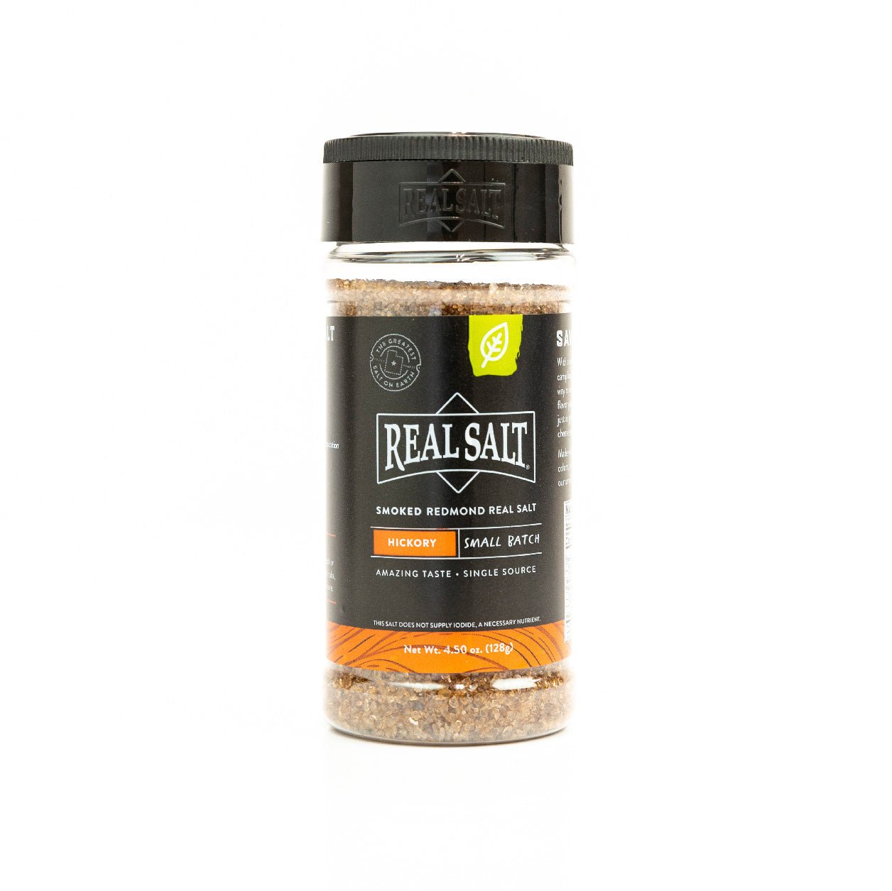 Hickory Smoked Real Salt Shaker - 128g - Salt Cellar